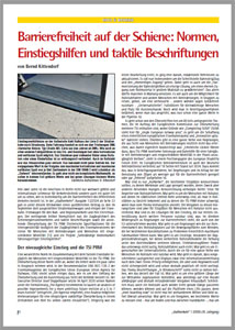 Bild einer stark verkleinerten Seite eines Artikels im Stadtverkehr 1-2/2025 Bild einer stark verkleinerten Seite eines Artikels im Stadtverkehr 1-2/2025