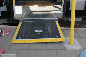 Klapprampe bei der Straßenbahn Antwerpen Klapprampe bei der Straßenbahn Antwerpen