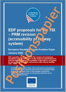 Bild der stark verkleinerten ersten Seite des Positionspapiers EDF aus Januar 2026