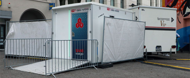 Behinderten-Toiletten bei der Veranstaltung, Foto: Bernd Kittendorf, 2025 Behinderten-Toiletten bei der Veranstaltung, Foto: Bernd Kittendorf, 2025